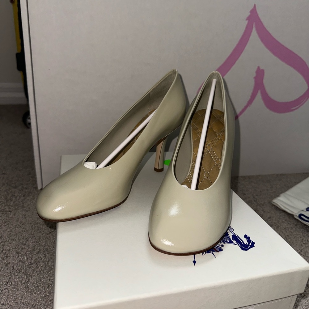 Burberry Cream Women's Heels